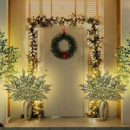 🎄Last Few Hours! 50% Hff!✨ Norfolk Pine Branch Lights 