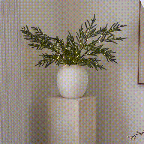 🎄Last Few Hours! 50% Hff!✨ Norfolk Pine Branch Lights 