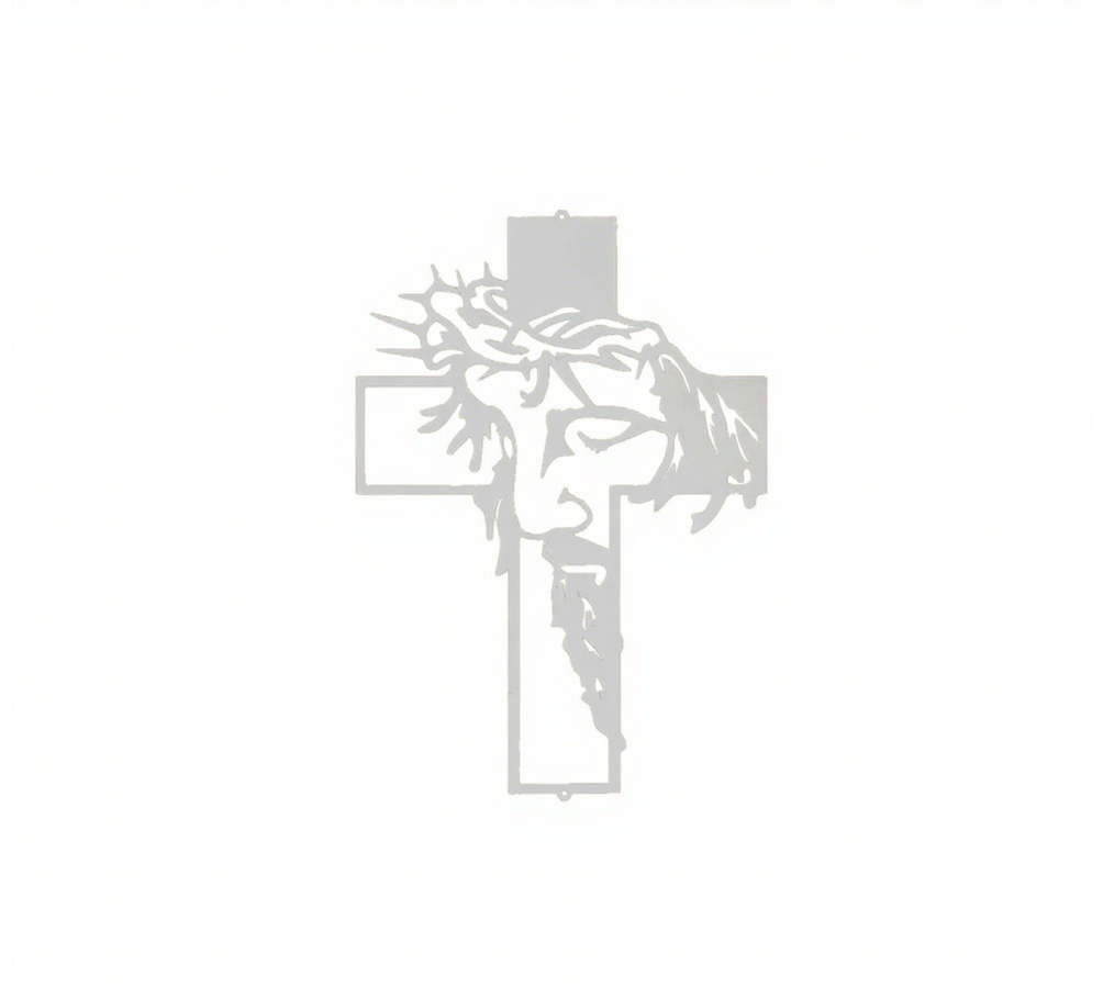 🔥Jesus Cross Metal Sign Christ Wall Art Decor