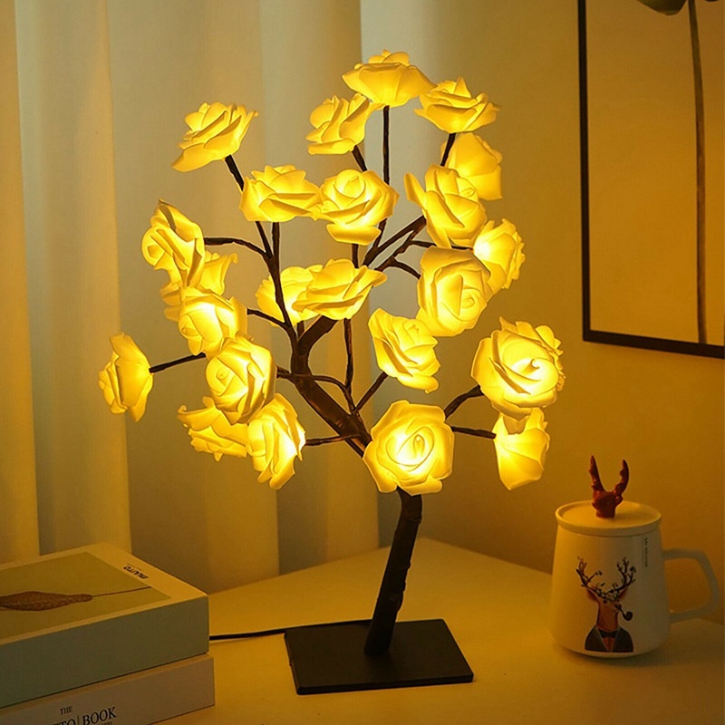 24 Lights Rose Tree