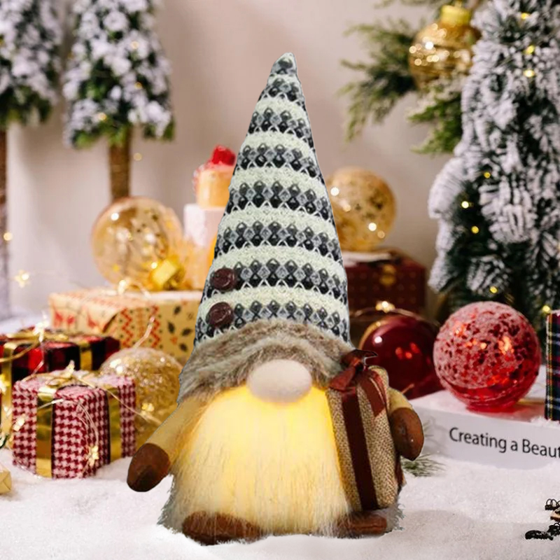 Glowing Christmas Plush Dwarf