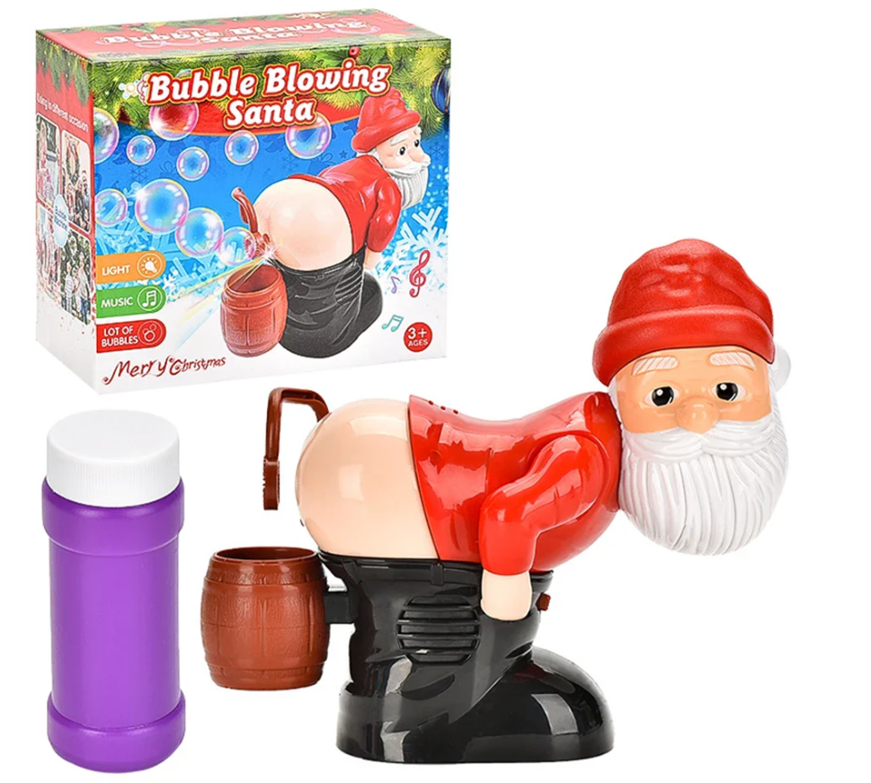 Funny Santa Claus Bubble Modeling of The Fart Fart 🎅💨