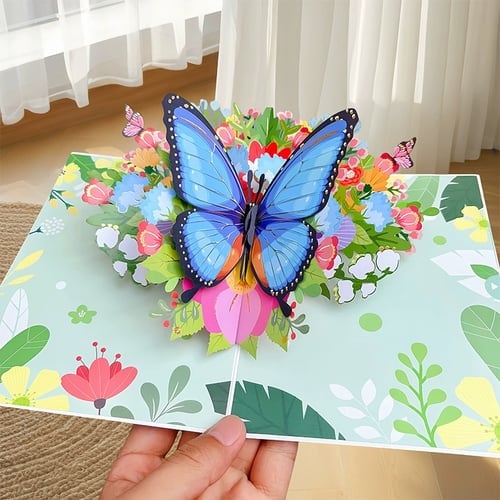 🦚🌈Dazzling Peacock Greeting Card