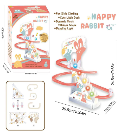 Stair Climbing Ducklings Race Track Set