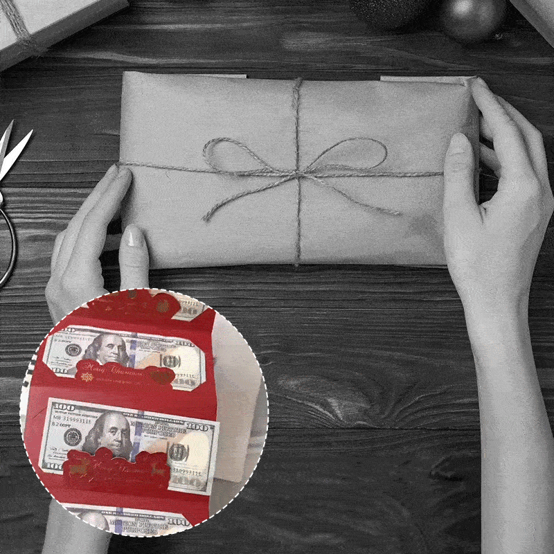 🏆Flash Sale⚡ 50K+ SOLD! Almost Gone-🎅💸Christmas Cash Gift Envelope– A creative way to give cash this Christmas!