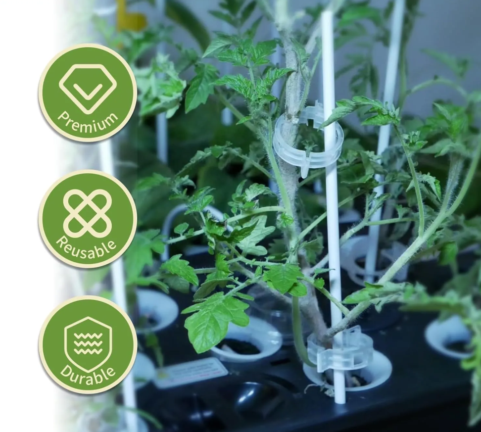 Tomato Clips, Plastic Trellis Clips
