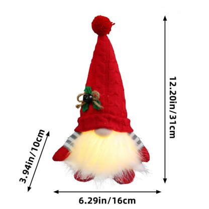 Glowing Christmas Plush Dwarf