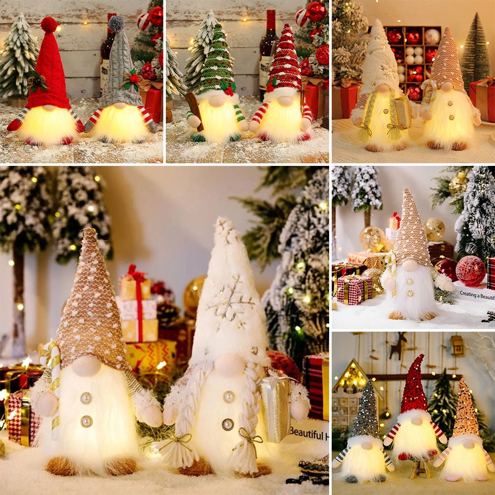 Glowing Christmas Plush Dwarf