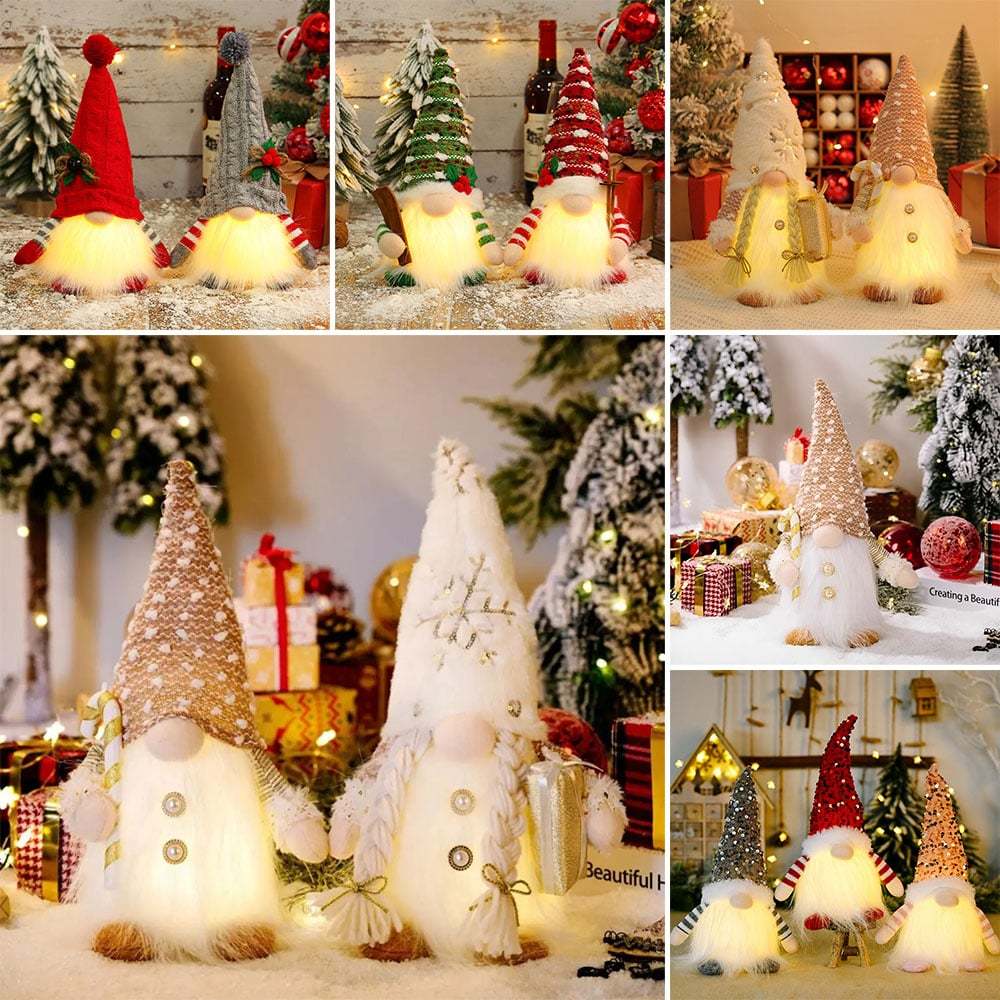 Glowing Christmas Plush Dwarf