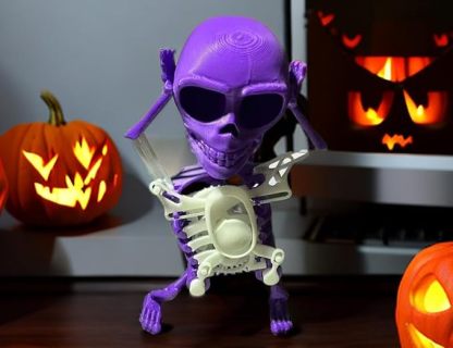 Clockwork Dancing Skull Toy