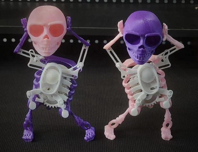 Clockwork Dancing Skull Toy