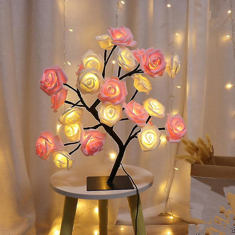 24 Lights Rose Tree