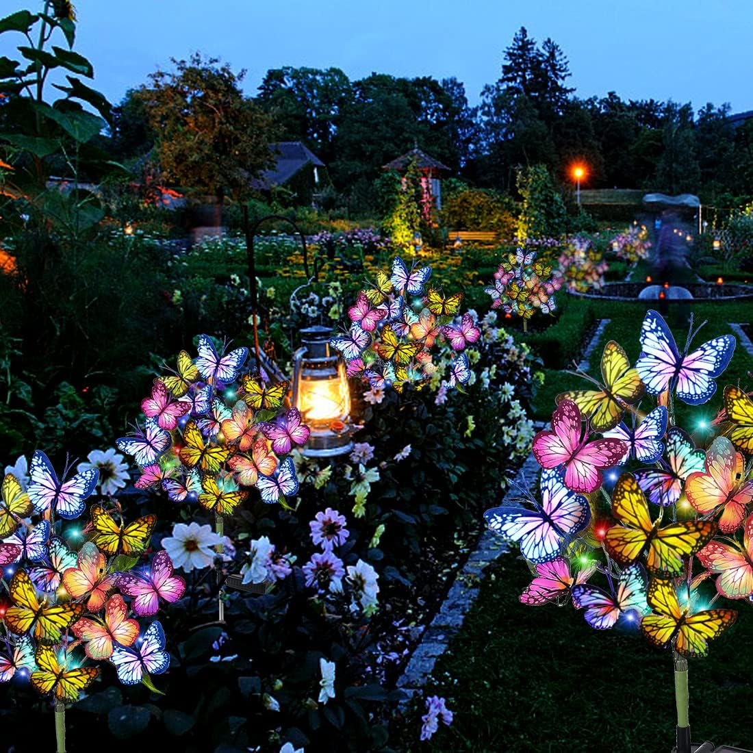 OUTDOOR SOLAR FLOWER LIGHTS