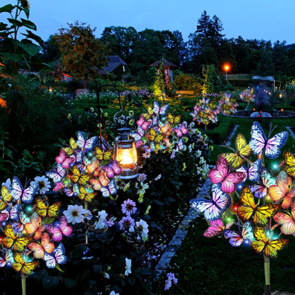 OUTDOOR SOLAR FLOWER LIGHTS