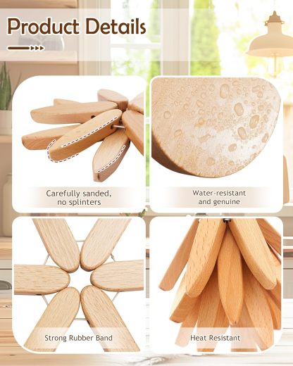 Walnut Wood Creative Heat Insulation Mat