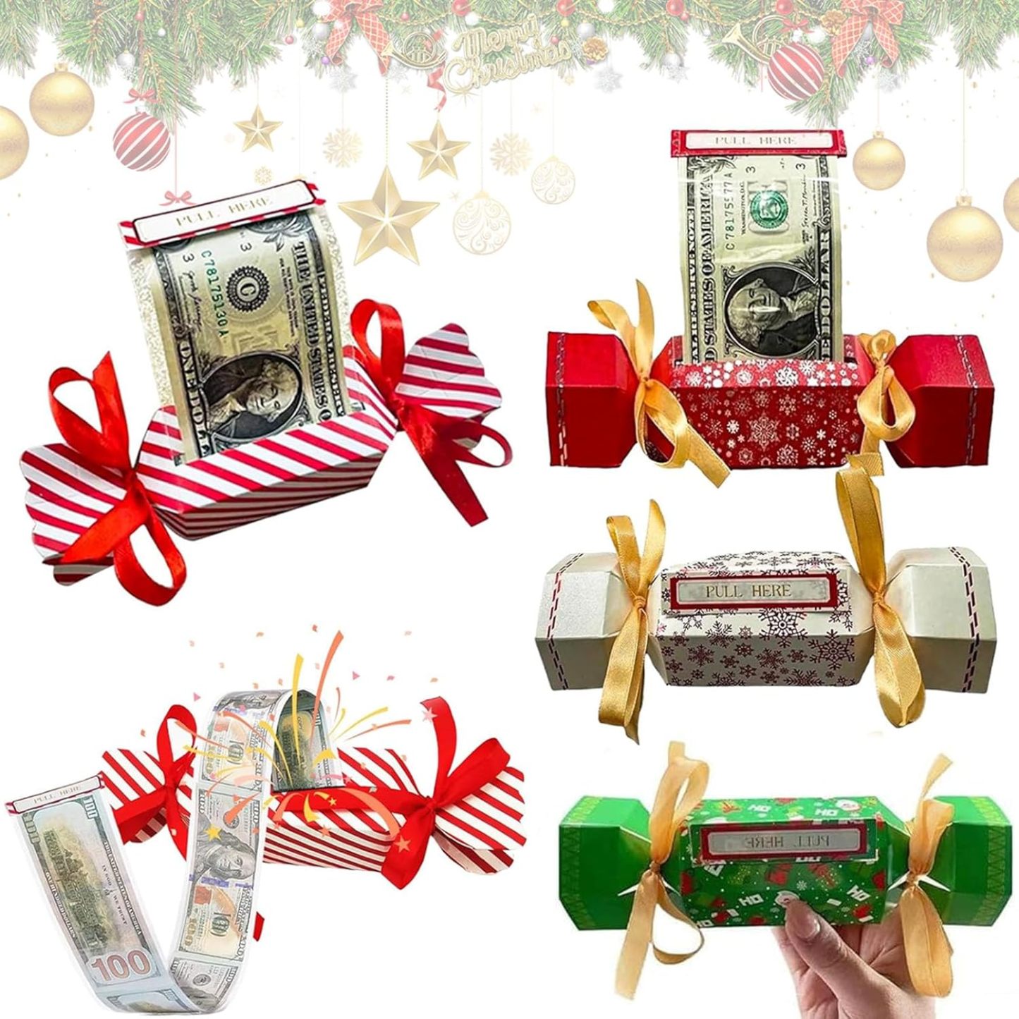 🎄Christmas Surprise Money Pull Pouch🎁