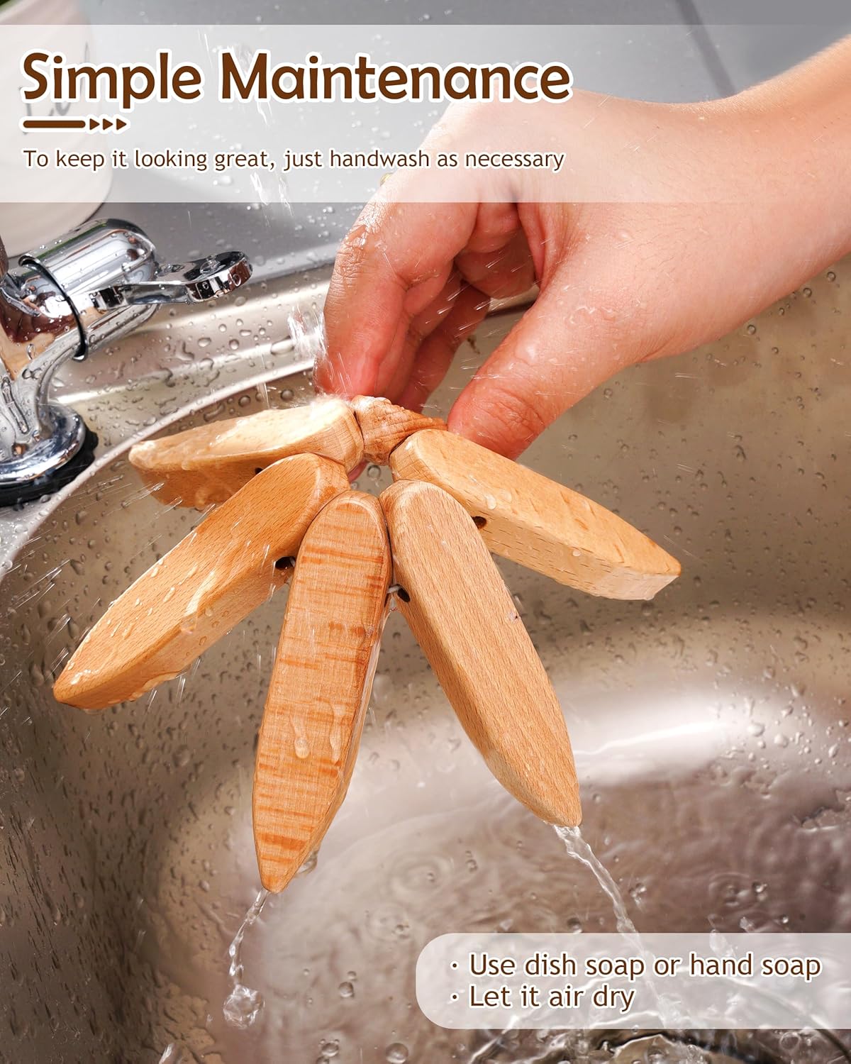 Walnut Wood Creative Heat Insulation Mat