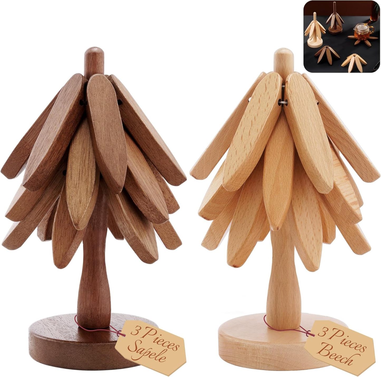 Walnut Wood Creative Heat Insulation Mat