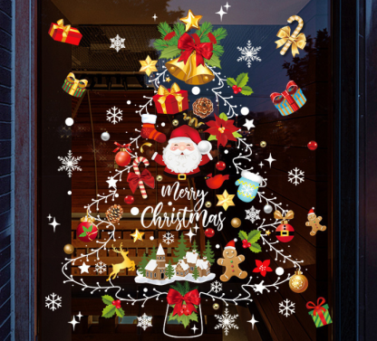 ✨LAST DAY: 50% OFF! 🎅🎄 Colorful Christmas Window Stickers(Cut to size freely)