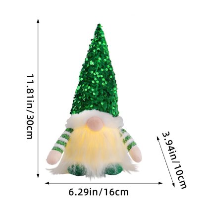 Glowing Christmas Plush Dwarf