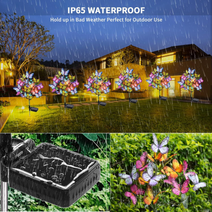 OUTDOOR SOLAR FLOWER LIGHTS