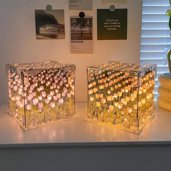 🌷Tulip Cube Mirror Lamp DIY Kit