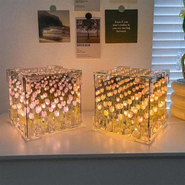 🌷Tulip Cube Mirror Lamp DIY Kit