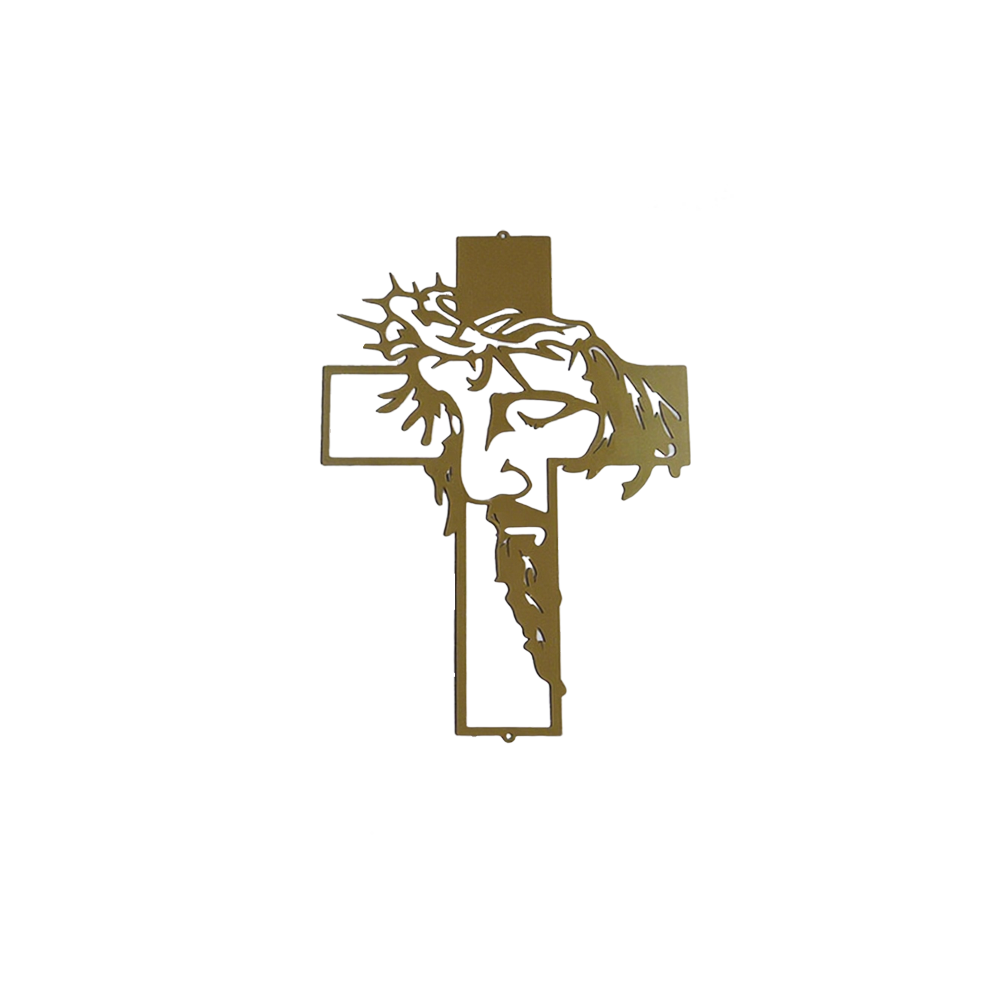🔥Jesus Cross Metal Sign Christ Wall Art Decor