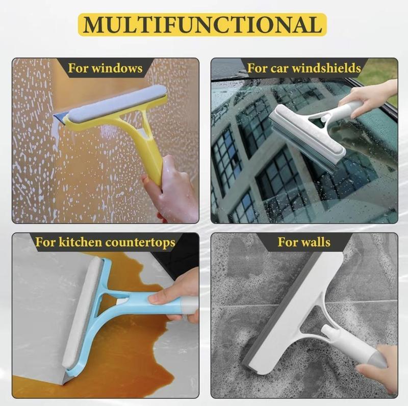 3-in-1 Window Cleaning Tool with Spray