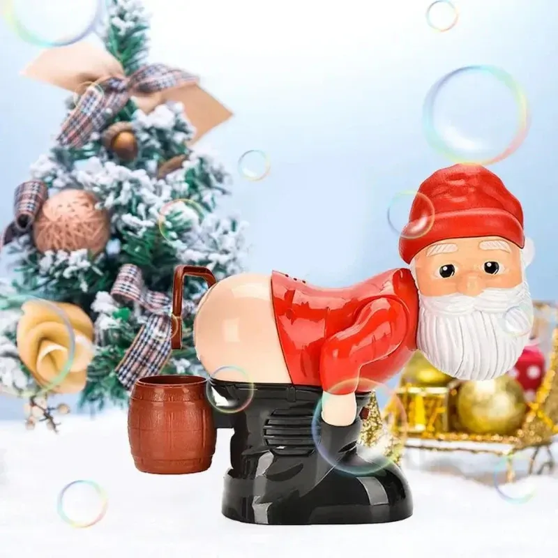 Funny Santa Claus Bubble Modeling of The Fart Fart 🎅💨