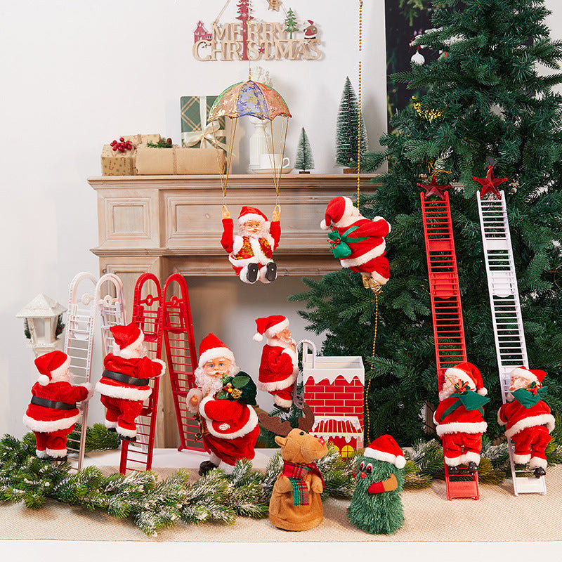 🎅 Early Christmas Sale🎅Electric Climbing Santa With Music