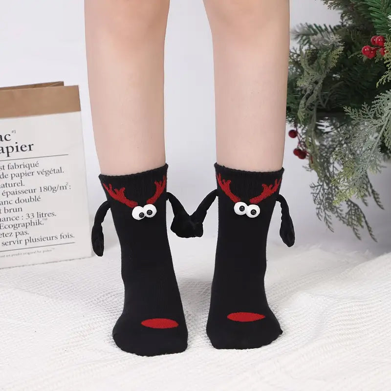  🎄🧦 Christmas Hand-in-Hand Stockings