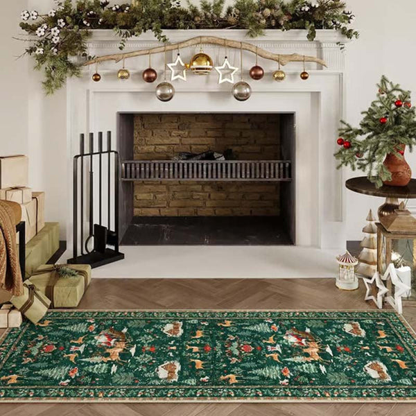  🎊Christmas Sale - 50% Off🎊 Soft, Non-slip Christmas Rugs, Home Decor
