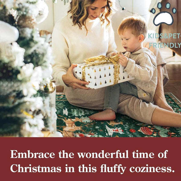  🎊Christmas Sale - 50% Off🎊 Soft, Non-slip Christmas Rugs, Home Decor