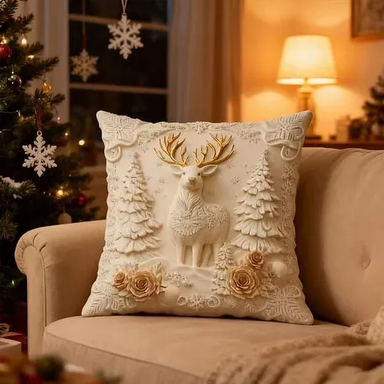 🎅Christmas Sale 50% OFF!!🎄70K+ SOLD! 🎁✨Christmas 3D Printed Pillowcase💕