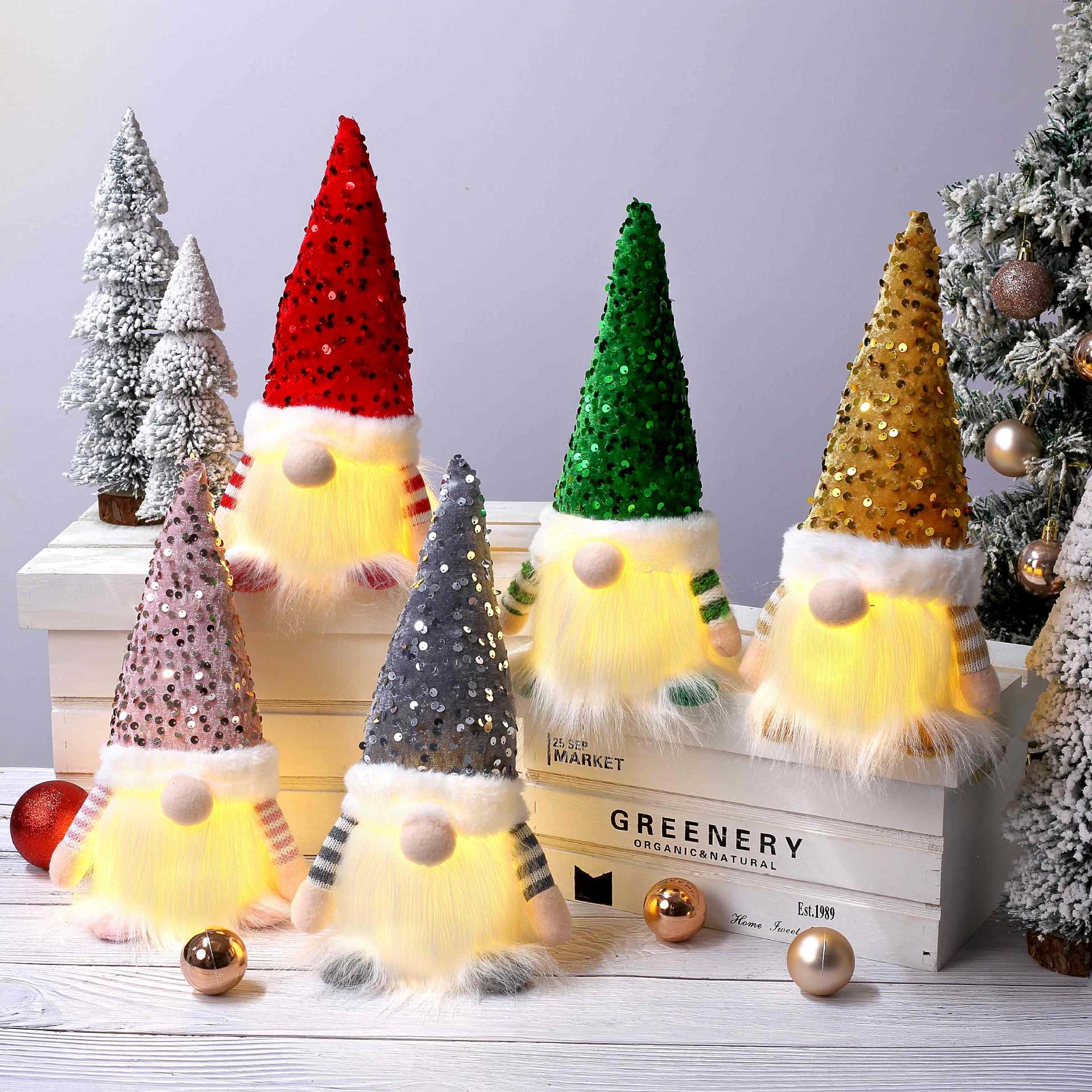 Glowing Christmas Plush Dwarf