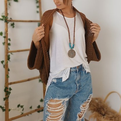 🧶Women's Knitted Cocoon Shawl🧣