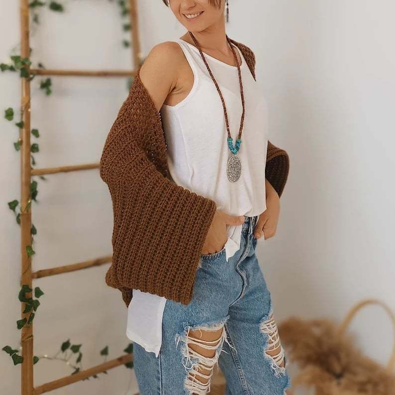 🧶Women's Knitted Cocoon Shawl🧣