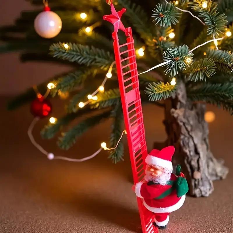 🎅 Early Christmas Sale🎅Electric Climbing Santa With Music