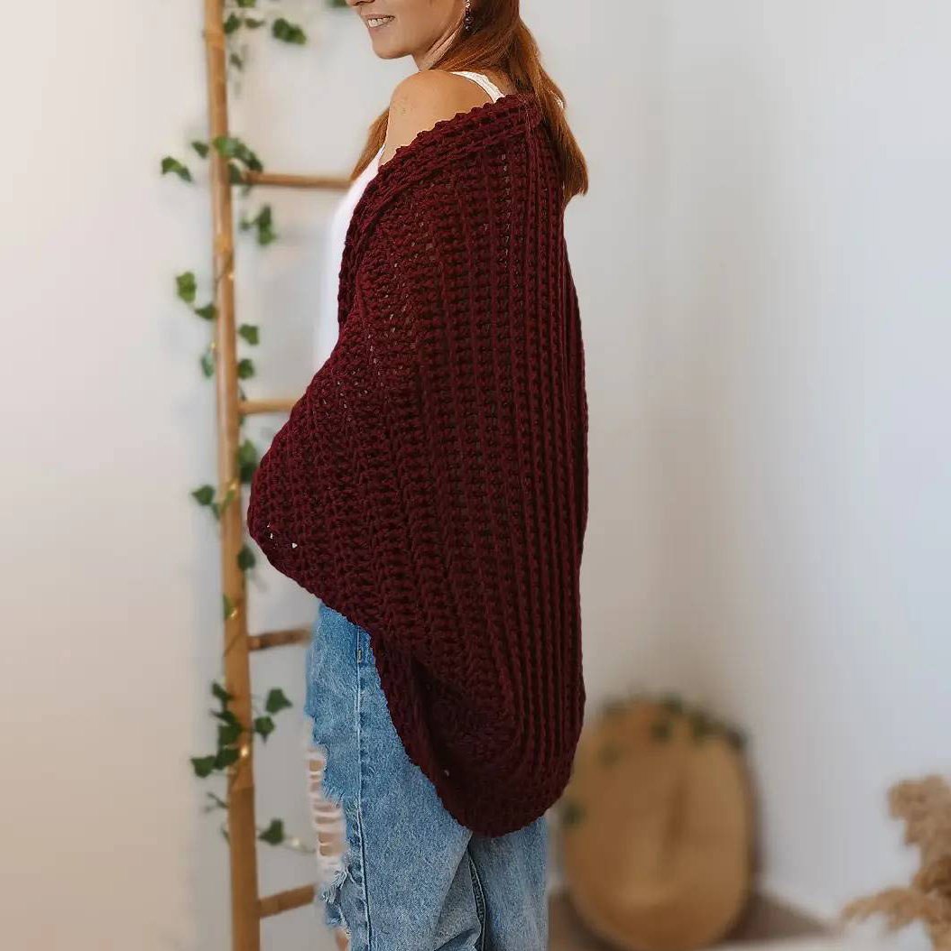 🧶Women's Knitted Cocoon Shawl🧣