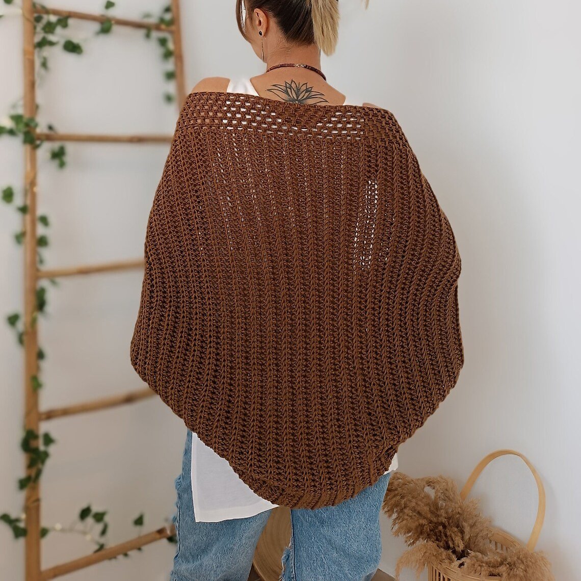 🧶Women's Knitted Cocoon Shawl🧣