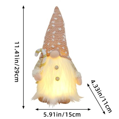 Glowing Christmas Plush Dwarf