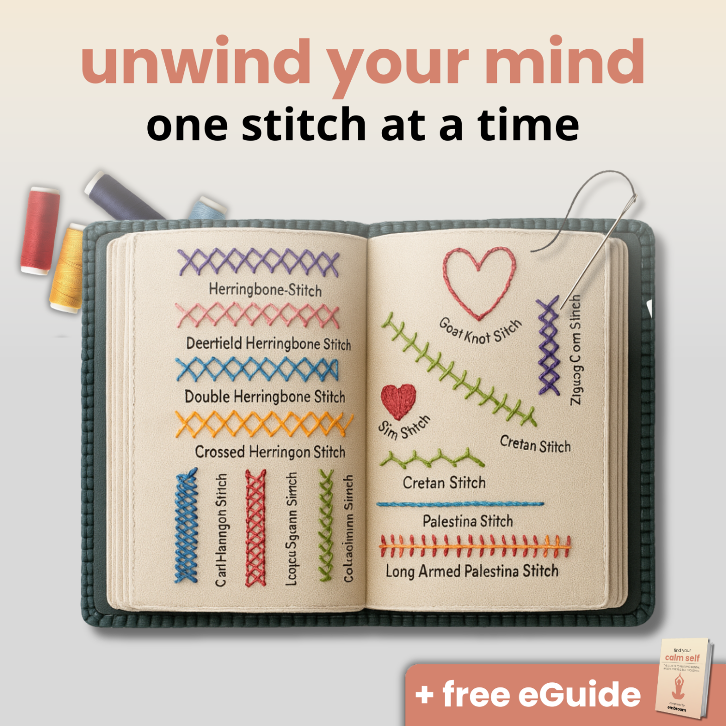 📘Embroidery Stitch Book🎉Special Offer Only Today!🎉