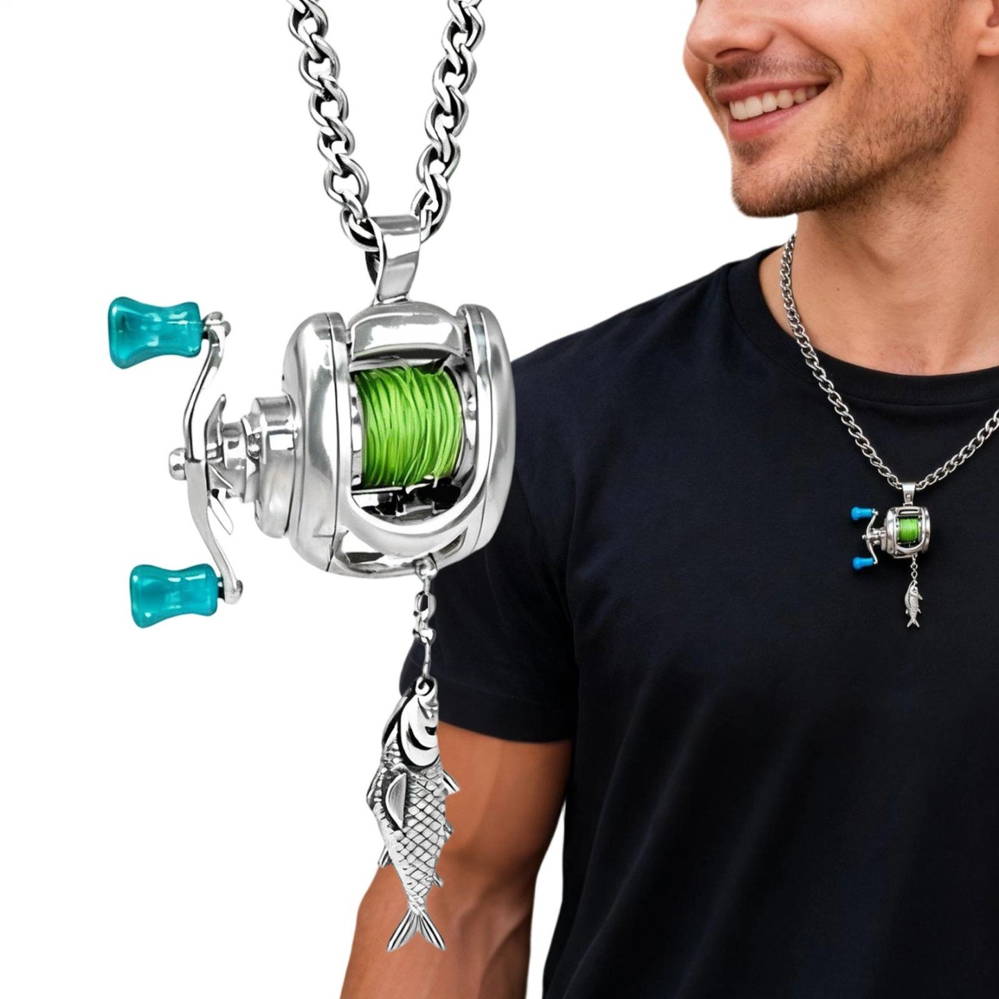 🎁Fishing Reel Jewelry Set