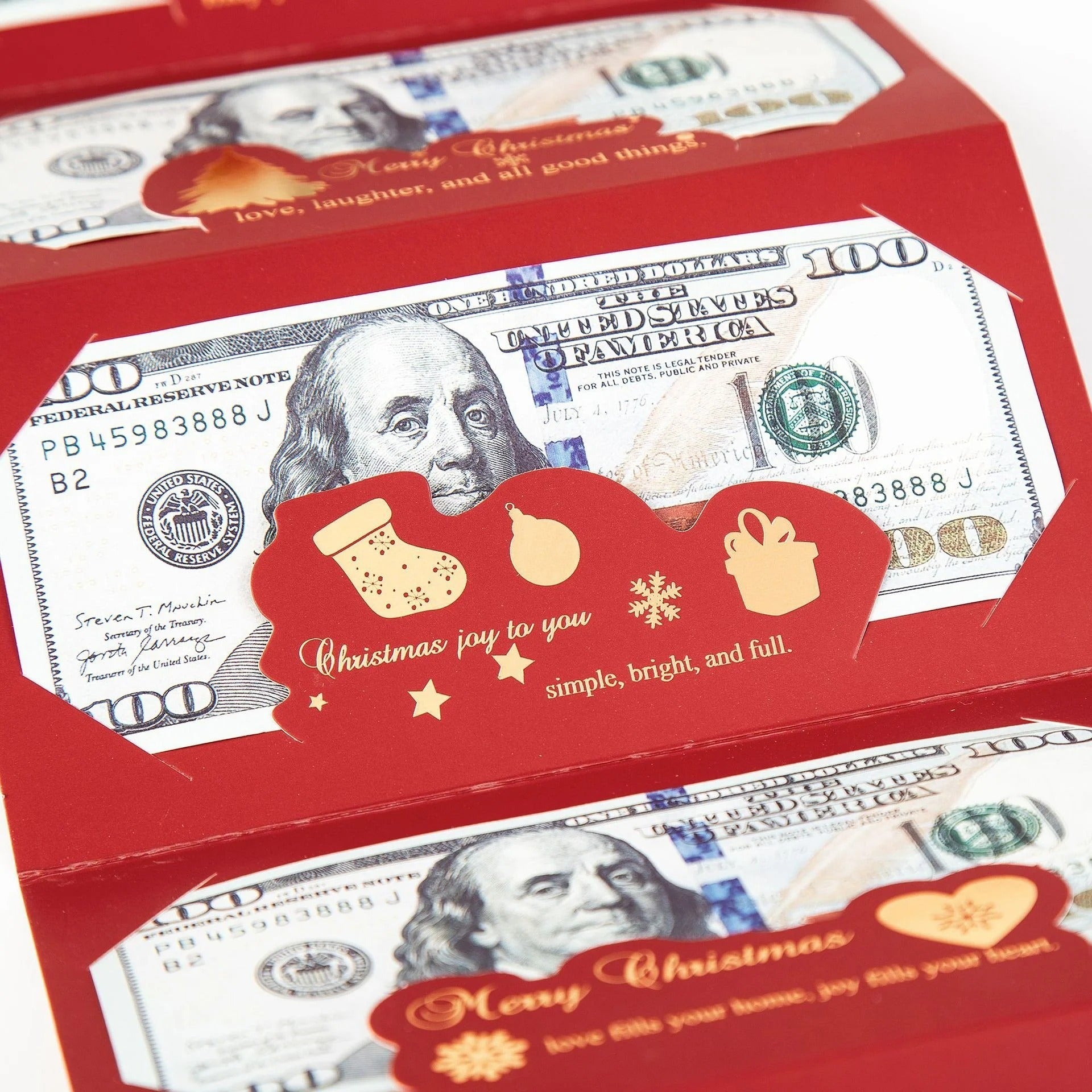 🏆Flash Sale⚡ 50K+ SOLD! Almost Gone-🎅💸Christmas Cash Gift Envelope– A creative way to give cash this Christmas!