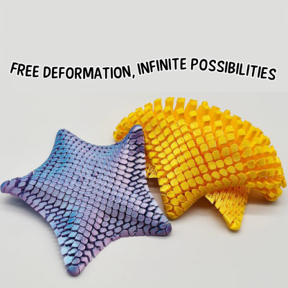 Stress Relief 3D Printed Starfish Toy and Ornaments