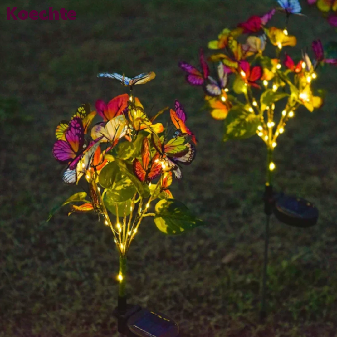 OUTDOOR SOLAR FLOWER LIGHTS