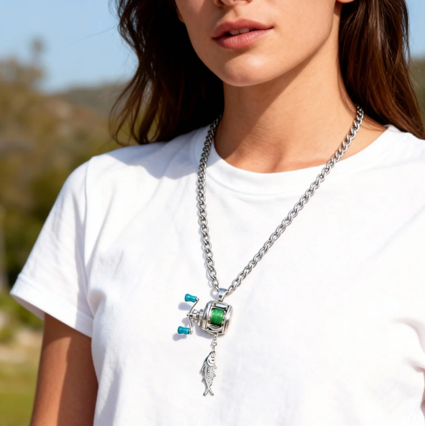 🎁Fishing Reel Jewelry Set