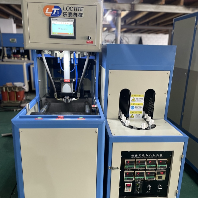 LT-S1-5L semi automatic 1 cavity 5L PET stretching blow molding machine 