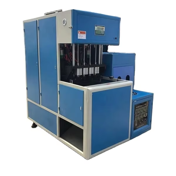 LT-S4-2L semi automatic 4 cavity 2L stretching blow molding machine